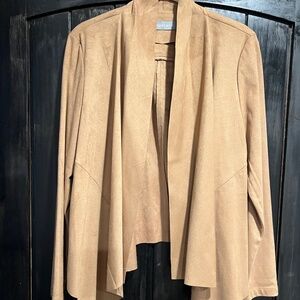 Bagatelle Faux Suede Jacket Camel Size M *NWT*